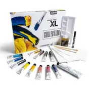 Pebeo Fine XL Oil Paints Collection Creative Art Painting Medium Complete Kit