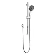 Decaura Adjustable Sliding Bar with 3-Mode Handheld Shower Head Soft Droplet 70cm S.S. Shower Rail Retrofit (Chrome)