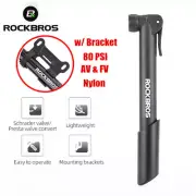 ROCKBROS 80 psi Ultralight Mini Bike Pump Schrader Presta Valve Bicycle Inflator