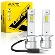 H1 Front LED Headlight Bulbs Conversion Kit High Low Beam Lamp 6500K Super White (for: Smart)