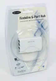 NOS New Old Stock Sealed Belkin FireWire 6-Port Hub F5U526-APL T6652LL