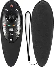 Remote Case for LG AN-MR500G Magic Remote Cover Flexible Shockproof Washable Remote Holder for LG 3D Smart TV Magic Remote Case(Black)