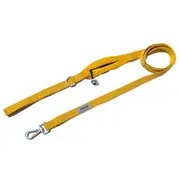 Ziippup Yellow Dog Lead With Poo Bag Holder