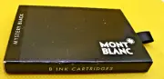 Mont Blanc Mystery Black Ink Cartridges--box of 8