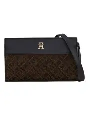 [Tommy Hilfiger] Im Latam Jacquard Crossover Bag in Black