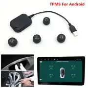 USB TPMS External Sensor Car Tire Pressure Monitoring Alarm System For Android (for: Renault)