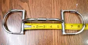 Myler New D Dee ring bit w/ hooks MB02 Wide barrel comfort snaffle $151.95 5.25"