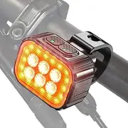 Bright Cycling Lights - Water Proof Bike Lamp Fast Charging - Safe Road Riding Light, Cycling Accessories for Outdoor Night Commuting