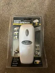 Handy Automatic Can-Opener One Touch Hands-Free White Easy to Use NEW