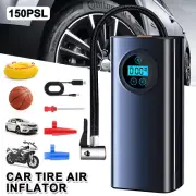 8000mAh Car Tire Inflator Battery Rechargeable Portable 12V Tyre Electric Pump