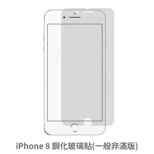 iPhone 8 非滿版玻璃貼 保護貼 玻璃貼 抗防爆 鋼化玻璃貼 螢幕保護貼 鋼化玻璃膜