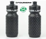 No Toxic Bicycle Water Bottle 600cc Bottle Pull Valve FOURIERS LDPE PAIR BLACK