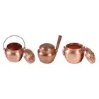 Copper Pot with Lid Cookware Boiling Pot Soup Pot for Kitchen Home Chef