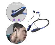 Running Sport Earphones Wireless w/Mic Bluetooth 5.0 Earbuds for Home Office Blue