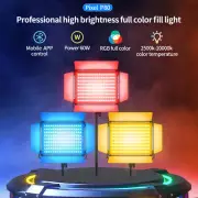 PIXEL P80 RGB Led Video Panel Light Lamp Full Colors 2500-10000K APP Control NEW