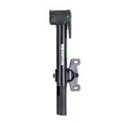 Compact Cycle Bike Tyre Pump - Twin Head Fits Presta Schrader Valve Lightweight