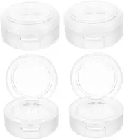 Ipetboom 4pcs Empty Eyeshadow Pans Durable Makeup Containers for DIY Cosmetics Lightweight and Portable Design for Blush Eyebrow Powder and More