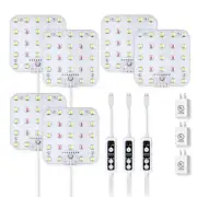 Grow Light, 3-Pack 15W Full Spectrum Grow Lights for 3-pack Natural White