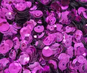 Lot of 2,000 pcs Metallic Purple 8mm Round Cup Loose Sequins Sewing Crafts