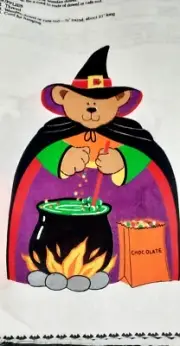 Vintage Halloween Applique Kids Shirt Pattern