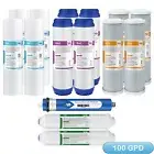2-Year RO Replacement 5-Stage 100GPD Reverse Osmosis System Water Filter 15 Pack