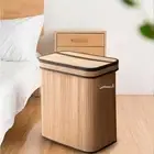 Laundry Basket Freestanding with Lid Storage Basket for College