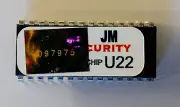 Williams WPC-S CPU G10/U22 security chip Johnny Mnemonic pinball machine