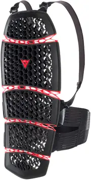 Dainese Pro Armor 2.0, black-red, Size L 2XL for Men Black Red