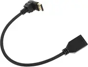 VICASKY DP12 4K High Definition DisplayPort Male to Female Angled Extension Cable for Connecting Monitors Video Accessory for TV DP Male to Female Converter