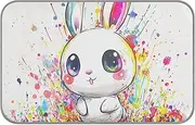 Amooorous Cute Rabbit Summer Animal Cooling Self Cooling Dog Blankets for Large Dogs for Rabbits Outside Waterproof esterilla refrescante para Perros M