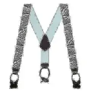 SuspenderStore Old Glory Suspenders - 1.5-Inch Wide Elastic - BUTTON - 3 Sizes