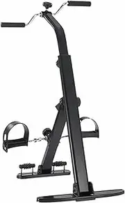 Pedal Exercise Bike,Pedal Exerciser for Elderly People,Pedal Exercise Bike with Massage Roller for Office or Home Use