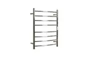 HOTWIRE Hotwire Heated Towel Rail - Curved Round Bar (H700mmxW530mm) with Timer - Chrome