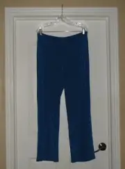 Chico's TRAVELERS NO TUMMY PANT Size 2 Large 12 14 Scandi Blue Pants NWT $70