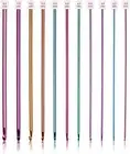 Coopay Long Crochet Hook Set, 11pcs Tunisian Multicolor Afghan Crochet Needles