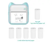 Mini Pocket Photo Printer Portable Thermal Printing Machine 203dpi Wireless BT Connection for Picture Lable DIY Handcraft List Meno Notes Journal Receipt P