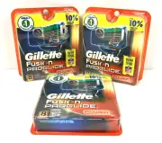 Gillette Fusion Proglide Power Blade Refill Cartridges (Three Packs of 8) 24TL