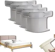 4pcs Lock Sheet Holders Set, Bed Sheet HolderFitted Sheet Straps/Holders Keep Sheets Firm & Tight,Bed Sheet Holder，Anti Slip Design is not Easy to Fall Off，Easy Installation (Grey-4pcs)