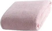 CANIGHT 1pc Coral Fleece Drying Wrap Towel Absorbent Bathing Towel for Women Soft Comfortable Home Shower Supply 90x180cm Pink