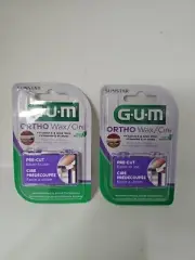 G.U.M Ortho Wax - Pre-Cut - Mint - 2 Pack.
