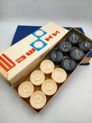 Vintage Rare Soviet Checkers Game Case USSR, 1980's