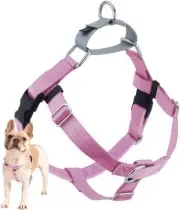 2 Hounds Design Freedom No Pull Dog Harness ONLY, Rose Pink, 1" Medium