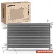 A/C AC Air Conditioning Condenser w/ Bracket for International Harvester ProStar