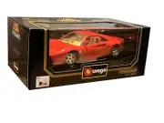 Burago 1984 Red Ferrari GTO 1/18 Diecast Model 3027 NIB