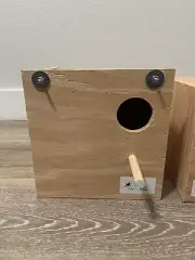 Concept parakeet nest box Breeding Nest Box (Left Side)