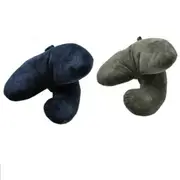 J-Shaped Neck Pillow for Travel Soft Chin Support