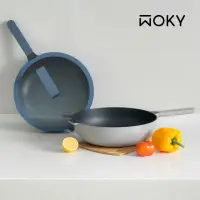 在飛比找momo購物網優惠-【WOKY 沃廚】Ticera系列-哈哈鍋2.0 不沾深煎鍋