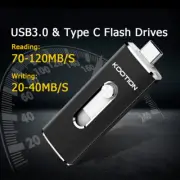 Type C USB Flash Drives 256GB Drive Memory Stick Pendrive For Android PC Laptop