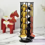 24Cups Rotatable Coffee Capsules Pod Holder Stand Dispenser Rack Stand Storage