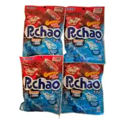 UHA Mikakuto Japan Puchao Chewy Candy: Ramune & Cola 3.53oz - Pack of Four (4)